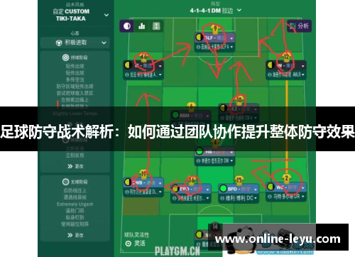 足球防守战术解析：如何通过团队协作提升整体防守效果